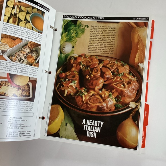 1986 Vintage McCalls Recipes binder - Picture 7 of 9